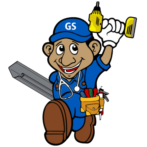 Gutter Surgeon Logo Man - Commercial & Residential Gutter Insallations, Repairs, & Maintenance in Florida